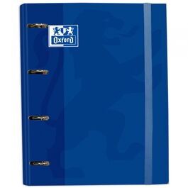 CARPEBLOCK OXFORD TAPA EXTRADURA A4 CON RECAMBIO AZUL