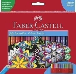 LAPICES DE COLORES FABER-CASTELL Estuche de 60