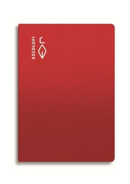 LIBRETA A4 50H 70GR PAUTA 3MM ROJO