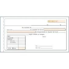 TALONARIO INQUILINATO 1/3 T-52 DUPLICADO AUTOCOPIANTE