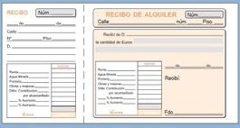 TALONARIO INQUILINATO 1/3 ESPECIAL T-50 SENCILLO PAPEL LITO