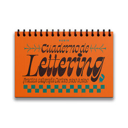 CUADERNO DE LETTERING CALIGRAFIA CURIOOS PASO A PASO. RUBIO.