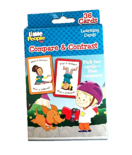 JUEGO EDUCATIVO CARTAS COMPARE & CONTRAST. INGLÉS. FISHER PRICE.
