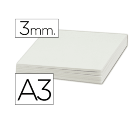 CARTON PLUMA PRECISION BLANCO 3 MM A3 (29,7X42,0CM)