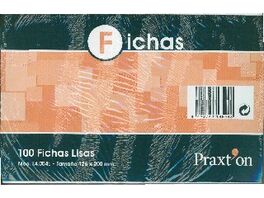 FICHAS Nº 4 LISAS. PAQUETE 100. PRAXTON.