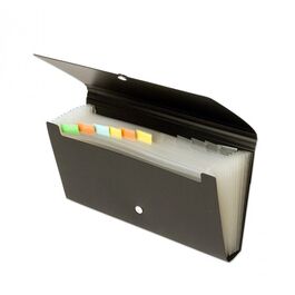 CARPETA DE FUELLE PVC TAMAÑO RECIBO