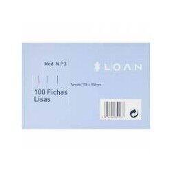 FICHAS Nº 2 LISAS. PAQUETE 100. LOAN
