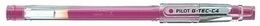 ROLLER GEL PILOT G-TEC-C4 ROSA