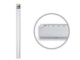 REGLA METALICA ALUMINIO 40CM DARTES