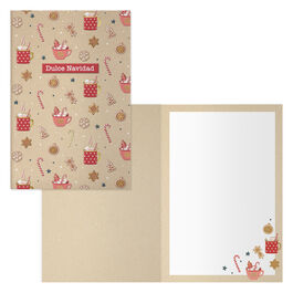 TARJETA DE FELICITACIÓN NAVIDEÑA. CANDY. DOHE.