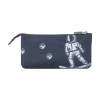 Estuche escolar tres compartimentos estampado astronautas - Tablero, TOTTO.