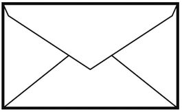 SOBRE 70x105 TARJETA BLANCO 90g. CAJA de 100. SAM.