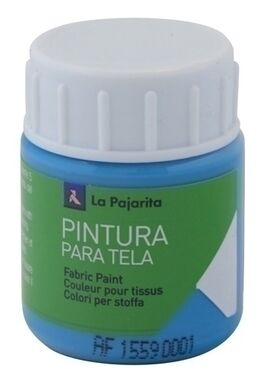 PINTURA para TELA LA PAJARITA 25 ml (bote) CYAN T-07