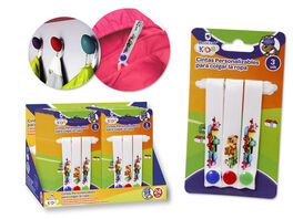 CINTAS CUELGA ROPA PERSONALIZABLES 8 SET DE 3 UNIDADES.