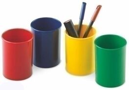 CUBILETE FAIBO PLASTICO OPACO VERDE.