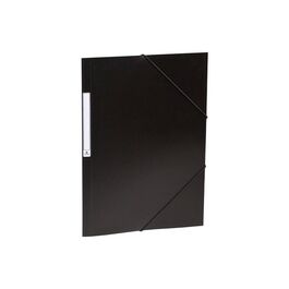 CARPETA de GOMAS y SOLAPAS CARCHIVO PP OPACO Fº con ETIQUETA