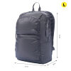 Mochila urbana gris Periscope - Cloud. TOTTO.