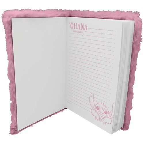 LIBRETA DE PELUCHE STITCH.