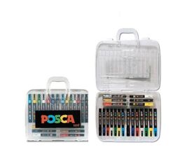 ROTULADOR POSCA MALETIN PLASTICO 20 UNIDADES. POSCA.