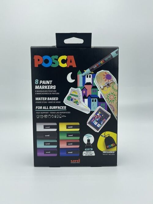 POSCA XMAS SET 8 PIEZAS EDICION LIMITADA.