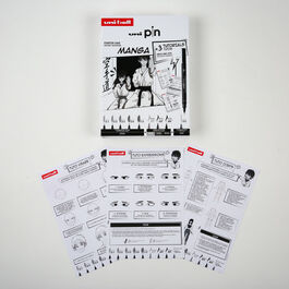 ROTULADOR CALIBRADO. SET STARTER KIT MANGA UNIBALL