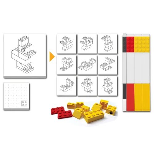 Set de Papelería Lego Creativad y Construcción