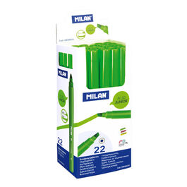 MARCADOR FLUORESCENTE JUNIOR VERDE. MILAN.