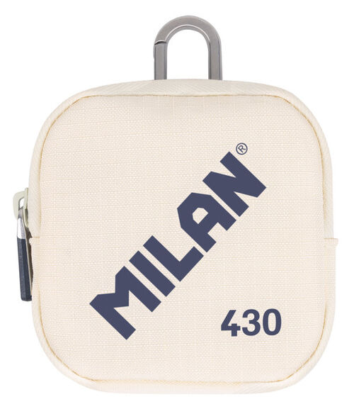 MONEDERO PEQUEÑO 430 SINCE 1918 BEIGE. MILAN.