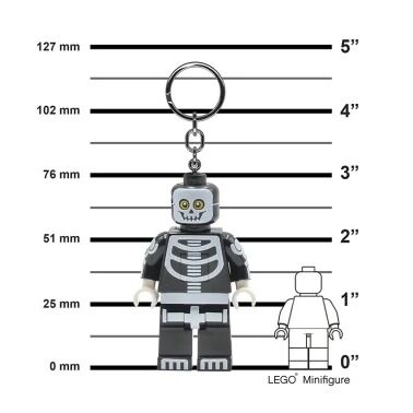 Llavero Linterna Lego Figura Esqueleto