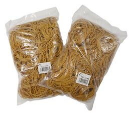 GOMAS ELASTICAS. BOLSA 1 Kg 120 mm