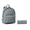 Pack X 2 Mochila + Estuche Kalex - Monument. TOTTO.