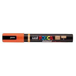 ROTULADOR POSCA PC-5BR BRUSH NARANJA.