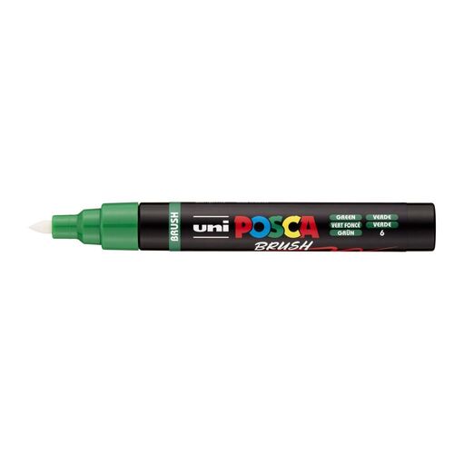 MARCADORES  UNI POSCA PC-5BR BRUSH VERDE.