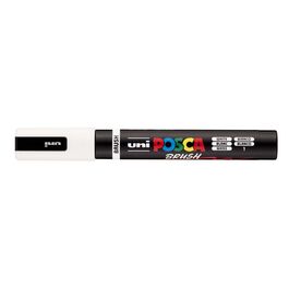 ROTULADOR POSCA PC-5BR BRUSH BLANCO.