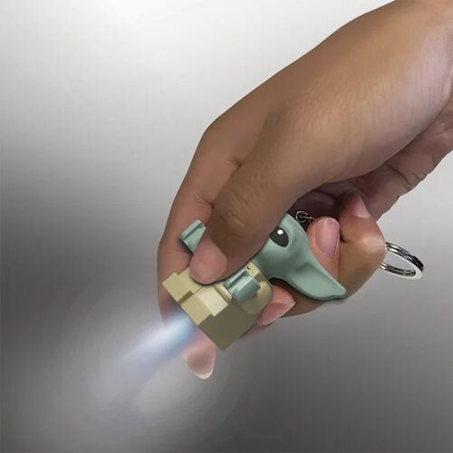 Llavero Linterna Lego Figura Baby Yoda