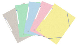 DOSSIER A4  GOMAS SOLAPAS TOP FILE COLORES PASTEL SURTIDOS . OXFORD.