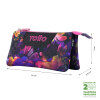 Estuche Tablero - Flower Galaxy. TOTTO.
