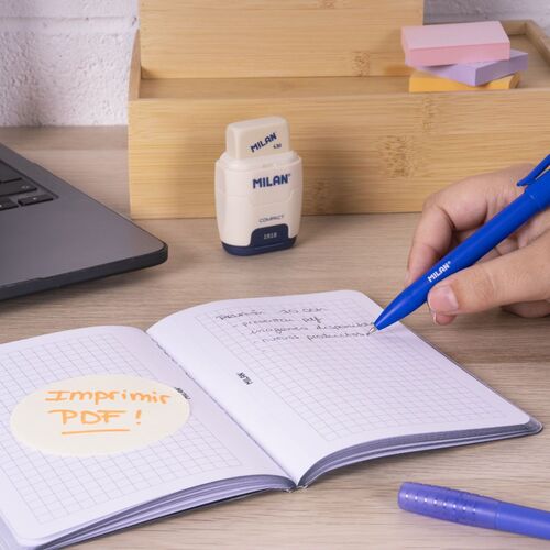 BLOCK A6 ENCOLADO. Papel cuadriculado, 48 hojas de 95 gr/m², colección 430 since 1918, verde