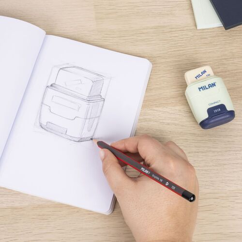 BLOCK A6 ENCOLADO. 48 hojas blancas de 95 gr/m², colección 430 since 1918, verde