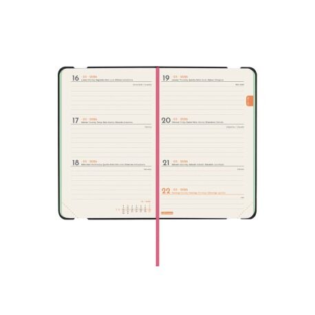 AGENDA 2026 BLOOM. TAMAÑO F2 (8X12CM) SEMANA VISTA HORIZONTAL. FINOCAM.