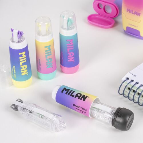 CORRECTOR DE CINTA RECAMBIABLE. SUNSET. MILAN.