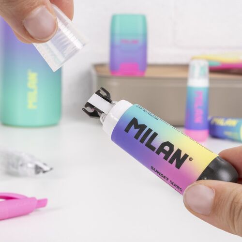 CORRECTOR DE CINTA RECAMBIABLE. SUNSET. MILAN.