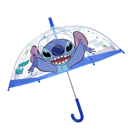 PARAGUAS INFANTIL 45/8 TIPO CÚPULA. STITCH.