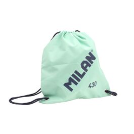 BOLSA MOCHILA DE TIRAS COLECCIÓN 430 SINCE 1918. VERDE. MILÁN.