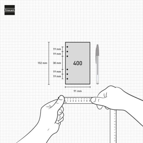 RECAMBIO AGENDA 2026 FINOCAM OPEN 500 R599 SEMANA VISTA VERTICAL