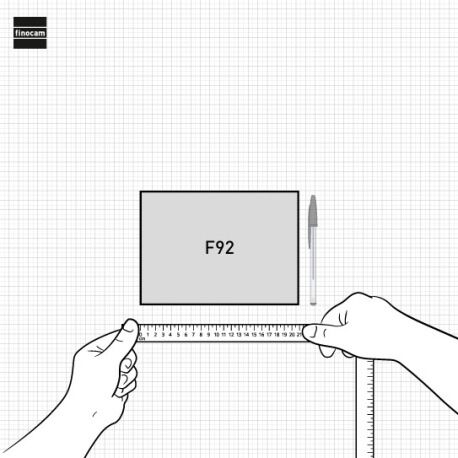 CALENDARIO 2026 TIPO FALDILLA 21 x 15 cm Números GRANDES. FINOCAM.