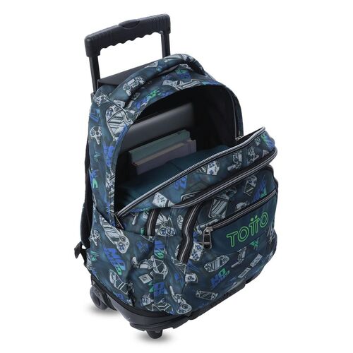 Mochila Renglones - Button. TOTTO.