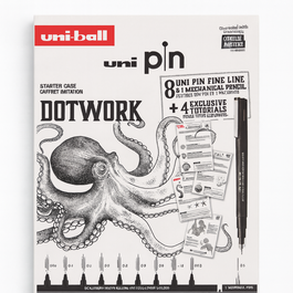 ROTULADOR CALIBRADO. SET CASE DOTWORK UNIBALL.