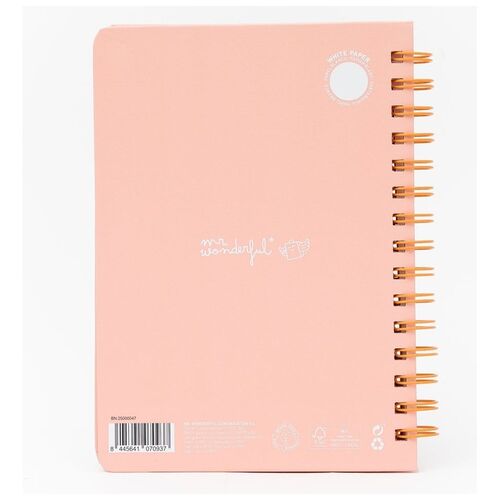 LIBRETA  A5 3D SQUISHY CAPIBARA LIFE IS COOL.
