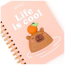 BLOCK A5 LISO 3D SQUISHY CAPIBARA LIFE IS COOL. MR WONDERFUL.